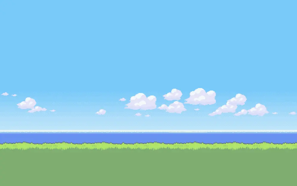 RainBu cloud-filled game artwork
